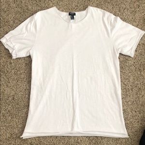 Forever 21 layered white tee medium